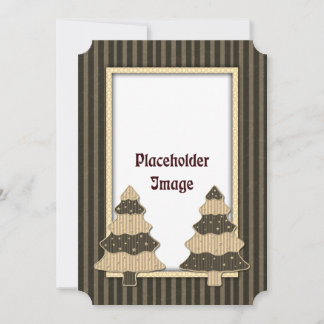 Cartes Pour Fêtes Annuelles Arbre de Noël lunaire et étoiles d'or