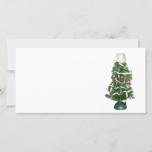 Cartes Pour Fêtes Annuelles Arbre de Noël Médicale (Devant)