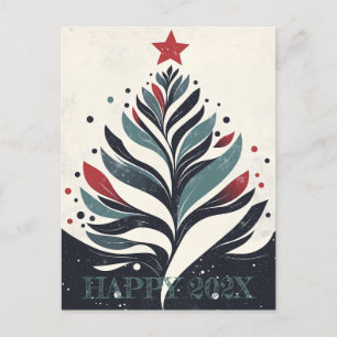 Cartes Pour Fêtes Annuelles Arbre de Noël minimaliste