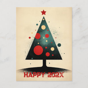 Cartes Pour Fêtes Annuelles Arbre de Noël minimaliste