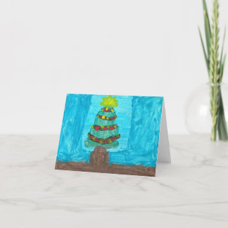 Cartes Pour Fêtes Annuelles Arbre de Noël radiant : Be the Light Card