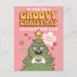 Cartes Pour Fêtes Annuelles Arbre de Noël super - Vibes Holly Jolly