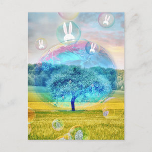 Cartes Pour Fêtes Annuelles Arbre de Pâques