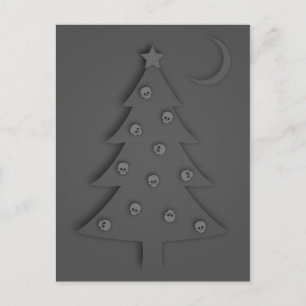 Cartes Pour Fêtes Annuelles Arbre d'ombre de Noël