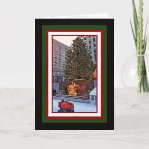 Cartes Pour Fêtes Annuelles Arbre du Rockefeller Center, Noël de la patinoire