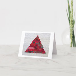 Cartes Pour Fêtes Annuelles Arbre quadrillé