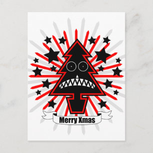 Cartes Pour Fêtes Annuelles Arbre Xmas du tueur