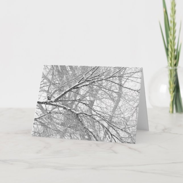 Cartes Pour Fêtes Annuelles Arbres de Milou (Devant)