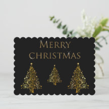 Arbres de Noël en or