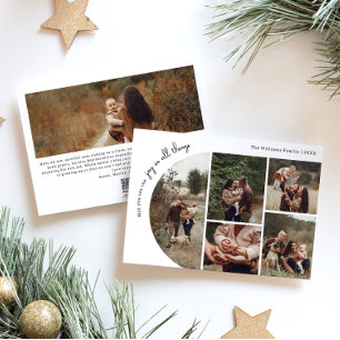 Cartes Pour Fêtes Annuelles Arc De Boho Moderne Joie Dans Toutes Les Choses Si