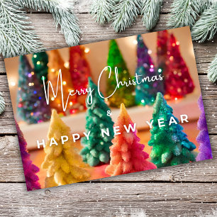 Cartes Pour Fêtes Annuelles Arc-en-ciel Gay Christmas