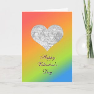 Cartes Pour Fêtes Annuelles Arc-en-ciel Valentine