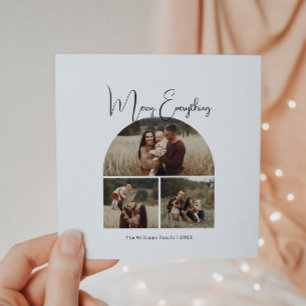 Cartes Pour Fêtes Annuelles Arc moderne Boho Merry Tout Trois Photo