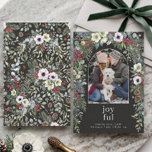 Arche photographique personnalisée de Noël botaniq