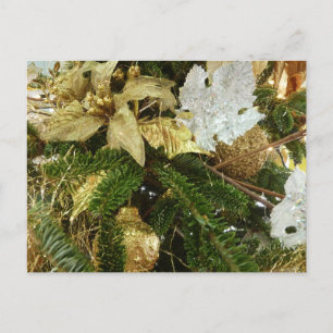 Cartes Pour Fêtes Annuelles Argent et or Noël Arbre II