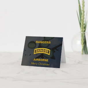 Cartes Pour Fêtes Annuelles Armée de rangers aéroportés irak nam vétérinaires