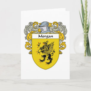 Cartes Pour Fêtes Annuelles Armoiries de Morgan (moulées)