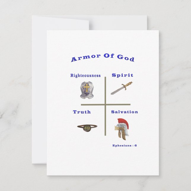 Cartes Pour Fêtes Annuelles Armor Dieu (Devant)