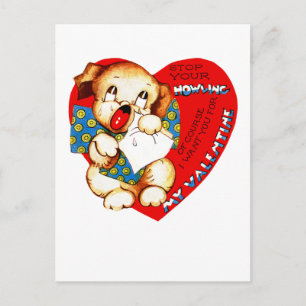 Cartes Pour Fêtes Annuelles Arrêtez de hurler Valentine