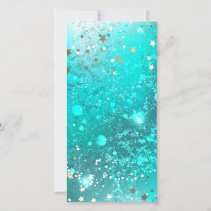 Cartes Pour Fêtes Annuelles Arrière - plan à huile Turquoise de la menthe