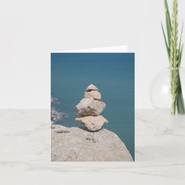 Cartes Pour Fêtes Annuelles Art abstrait du Français méditerranéen (Devant)