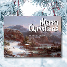 Art classique Joyeux Noël hiver Gignoux