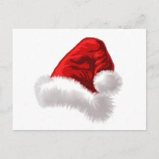 Cartes Pour Fêtes Annuelles Art de casquette de Père Noël de Noël