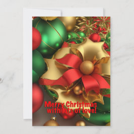 Cartes Pour Fêtes Annuelles Art de Noël généré par l'IA