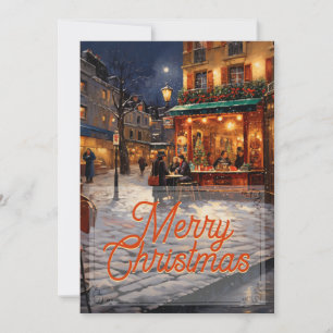 Cartes Pour Fêtes Annuelles Art de Noël Paris