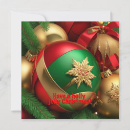 Cartes Pour Fêtes Annuelles Art de vœux de Noël généré par l'IA