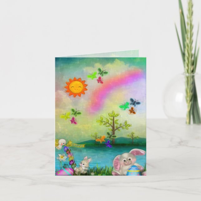 Cartes Pour Fêtes Annuelles Art populaire FAIT SUR COMMANDE de salutation de (Devant)