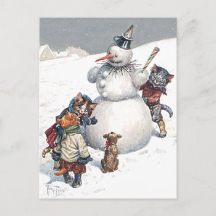 Cartes Pour Fêtes Annuelles Arthur Thiele - cache-cache de jeu de chatons