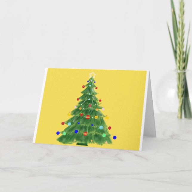 Cartes Pour Fêtes Annuelles Artsy Feliz Navidad (Devant)