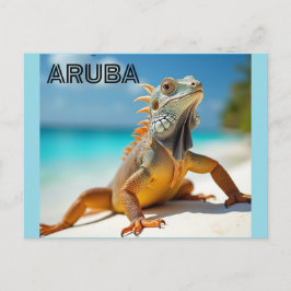 Cartes Pour Fêtes Annuelles Arubas de magnifiques lézards