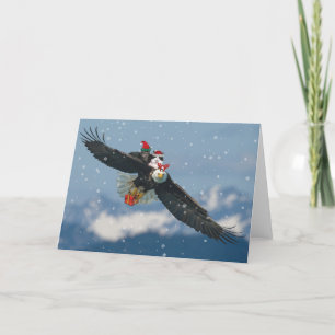 Cartes Pour Fêtes Annuelles Asio et Otis chevauchant un aigle