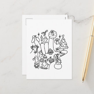 Cartes Pour Fêtes Annuelles ASL ILY – Winter Vibes 