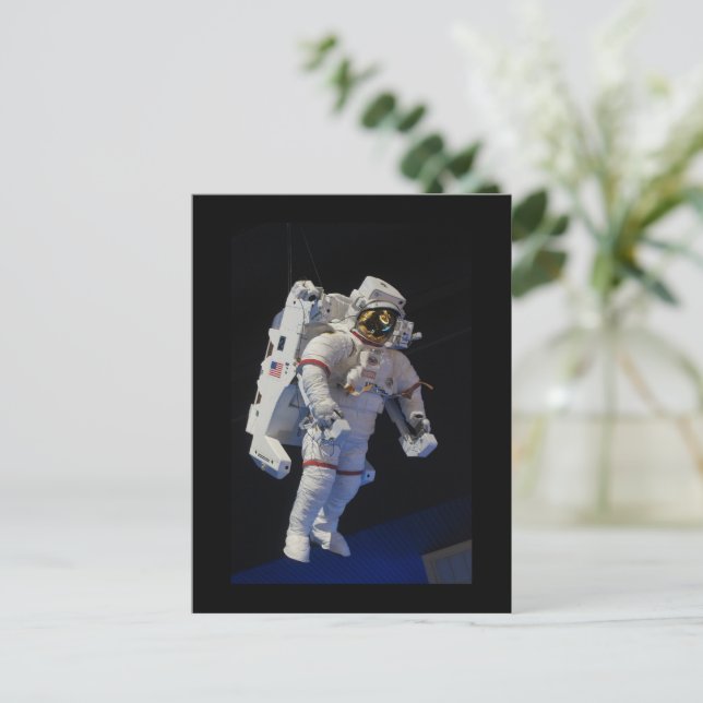 Cartes Pour Fêtes Annuelles Astronaut Nasa Space (Debout devant)