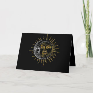 Cartes Pour Fêtes Annuelles Astronomy Stars Sun Moon Planets