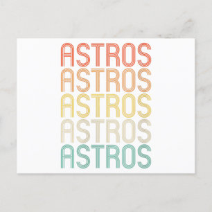 Cartes Pour Fêtes Annuelles Astros de Women