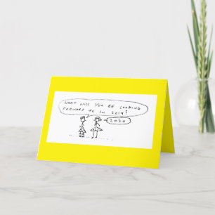 Cartes Pour Fêtes Annuelles Attendant Avec Impatience La Plaisanterie Du Nouve