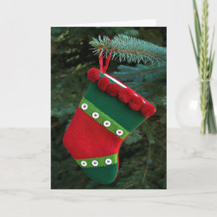 Cartes Pour Fêtes Annuelles Atterrissage de Noël sur le pin