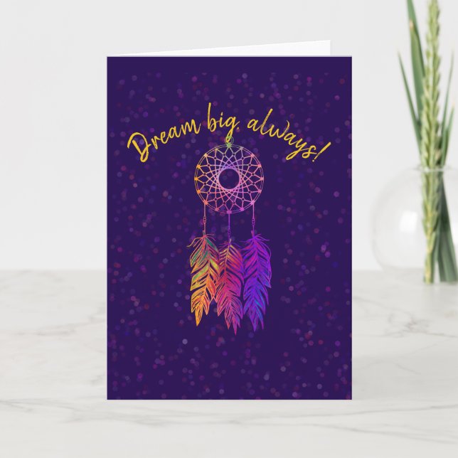 Cartes Pour Fêtes Annuelles attrapeur de rêves - (Devant)