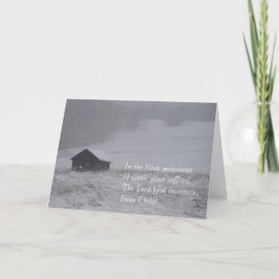 Cartes Pour Fêtes Annuelles Au Bleak Midwinter