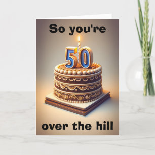 Cartes Pour Fêtes Annuelles Au-dessus de la colline, Overachiever !