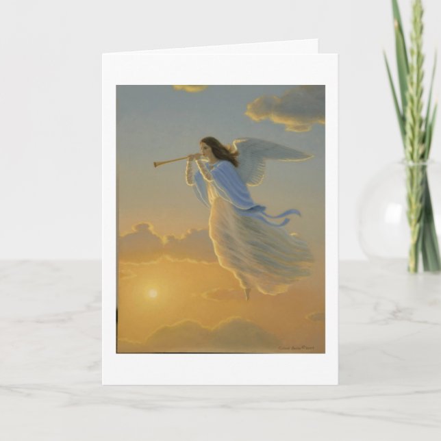 Cartes Pour Fêtes Annuelles Aube de Noël (Devant)