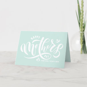 Cartes Pour Fêtes Annuelles Audacieuse typographie Bonne fête des mères Photo