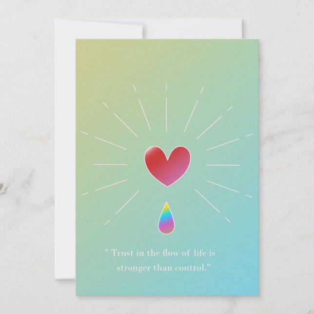 Cartes Pour Fêtes Annuelles Authenticity Attracts, Inspirational Greeting Card (Devant)