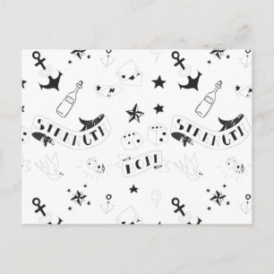 Cartes Pour Fêtes Annuelles Autocollants Tattoo Flash Hope