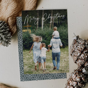 Cartes Pour Fêtes Annuelles Autographe   Joyeux Noël photo verticale