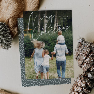 Cartes Pour Fêtes Annuelles Autographe   Joyeux Noël photo verticale